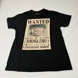 One piece Zoro Wanted Poster T-Shirt